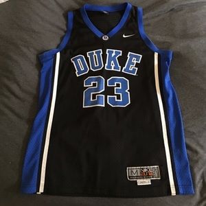 Black Duke Basketball Nike Jersey (Sz Medium)